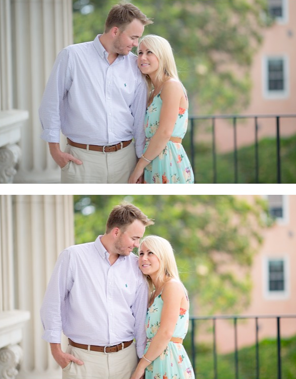 An image of a couple edited with Pure Lightroom Presets volume 2.