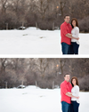 An image of a couple edited using Pure Presets Lightroom Set 1.