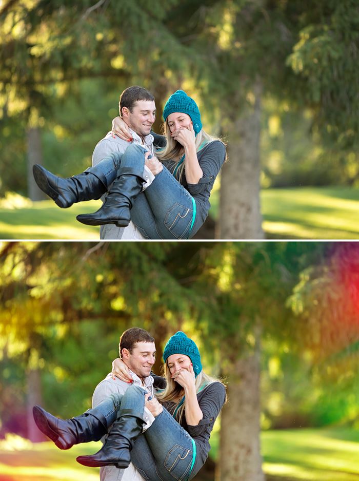 Light Leaks Photoshop Action Set