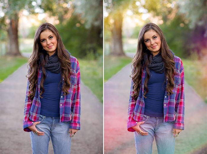 Light Leaks Photoshop Action Set